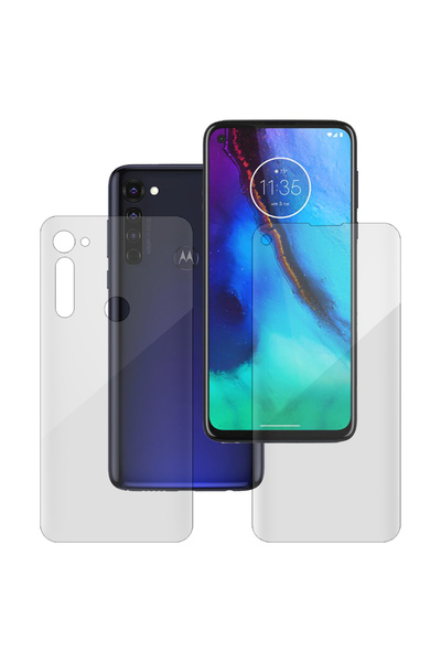 SILKASE Set 2 folii pentru Motorola G Pro, protectie telefon, silicon
