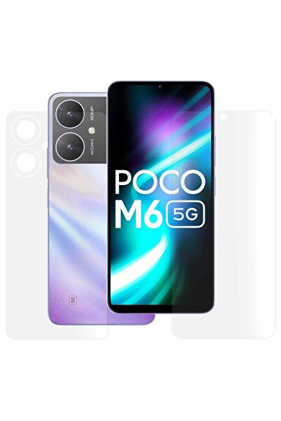 SILKASE Σετ 2 ματ προστατευτικών μεμβρανών για Xiaomi Poco M6, προστασία τηλε...