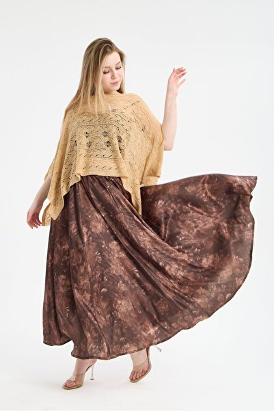 sumoda Women's Casual Knitwear Knitted Poncho Blouse