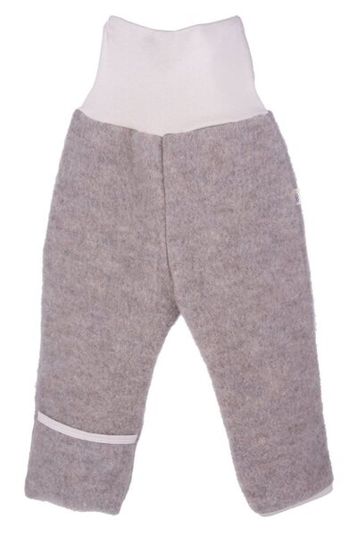 Iobio Popolini Caffe Latte 74/80 - Pantaloni din lana merinos organica - wool...