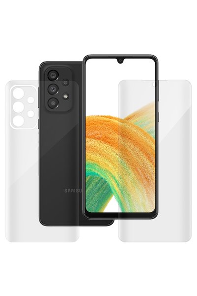 SILKASE Set 2 folii pentru Samsung Galaxy A33 5G, protectie telefon, silicon