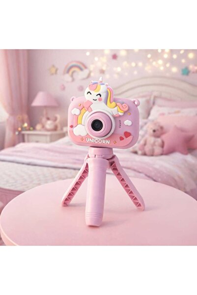 SOLTOY Camera Foto Digitala pentru copii SOLTOY®, Inregistrare Video FULL HD 1080P, 5 Jocuri incluse