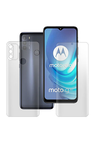 SILKASE Set of 2 matte foils for Motorola Moto G50 5G, phone protection, sili...