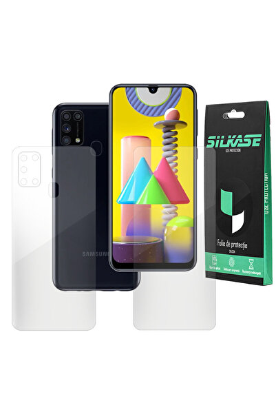 SILKASE Set of 2 foils for Samsung M30s, phone protection, silicone