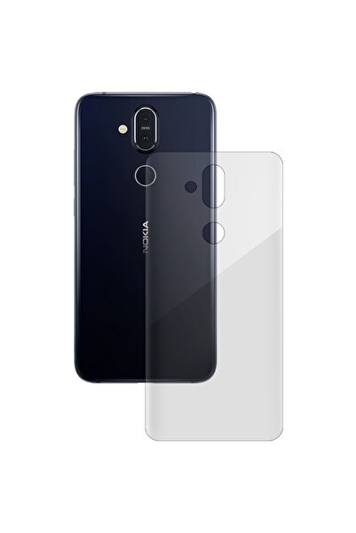 SILKASE Folie spate pentru Nokia 8.1, protectie spate, silicon