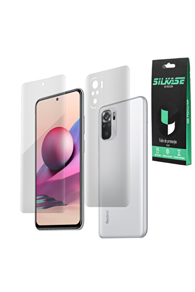 SILKASE Set 2 folii pentru Xiaomi Redmi Note 10S, protectie telefon, silicon