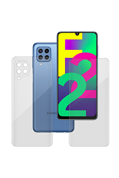 SILKASE Σετ 2 προστατευτικών μεμβρανών για Samsung Galaxy F22, προστασία τηλε...