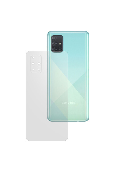 SILKASE Ματ μεμβράνη πλάτης για Samsung A71, προστασία πλάτης, σιλικόνης