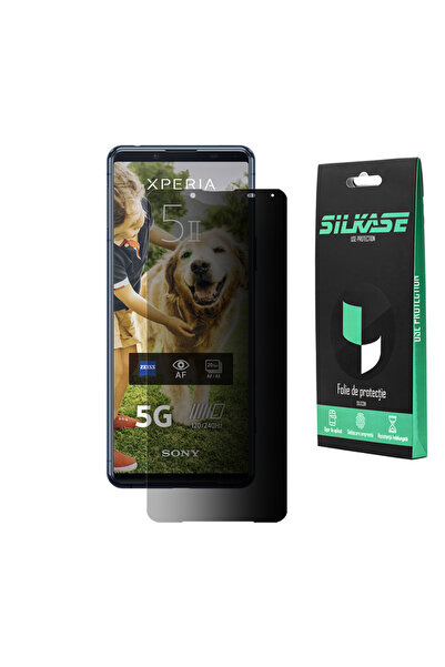 SILKASE Φιλμ ιδιωτικότητας για Sony Xperia 5 II, προστατευτικό οθόνης, σιλικόνης