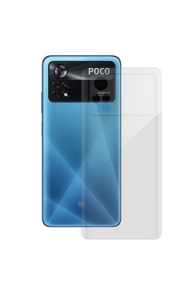 SILKASE Πίσω κάλυμμα για Xiaomi Poco X4 Pro 5G, προστασία σιλικόνης