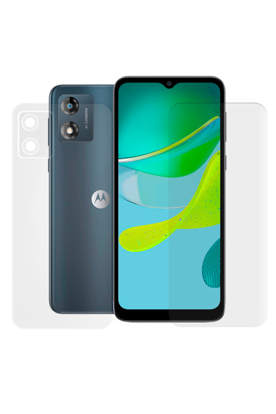 SILKASE Set of 2 matte films for Motorola E13 silicone phone protection