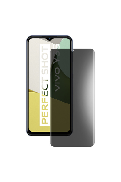 SILKASE Ματ μεμβράνη ιδιωτικότητας για Vivo Y35, προστατευτικό οθόνης, σιλικόνης