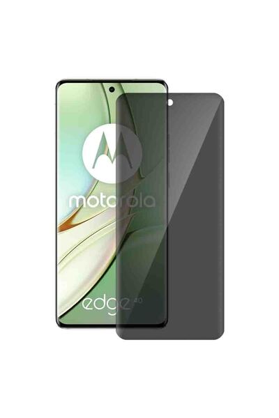 SILKASE Φιλμ ιδιωτικότητας για Motorola Edge 40, προστατευτικό οθόνης, σιλικόνης