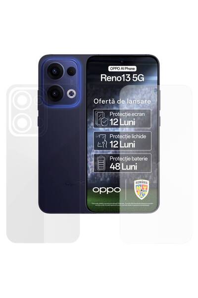 SILKASE Set of 2 foils for OPPO Reno13, phone protection, silicone
