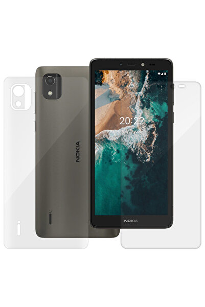 SILKASE Set 2 folii pentru Nokia C2 2nd Edition, protectie telefon, silicon