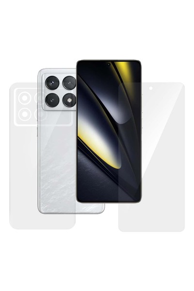 SILKASE Σετ 2 προστατευτικών μεμβρανών για Xiaomi Poco F6 Pro, προστασία τηλε...