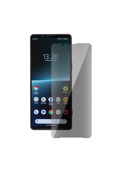 SILKASE Φιλμ ιδιωτικότητας για Sony Xperia 1 V, προστατευτικό οθόνης, σιλικόνης