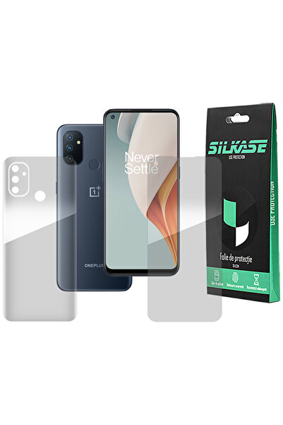 SILKASE Set 2 folii pentru OnePlus Nord N100, protectie telefon, silicon