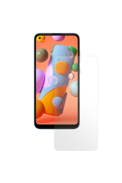 SILKASE Set of 2 matte films for Samsung A11, phone protection, silicone