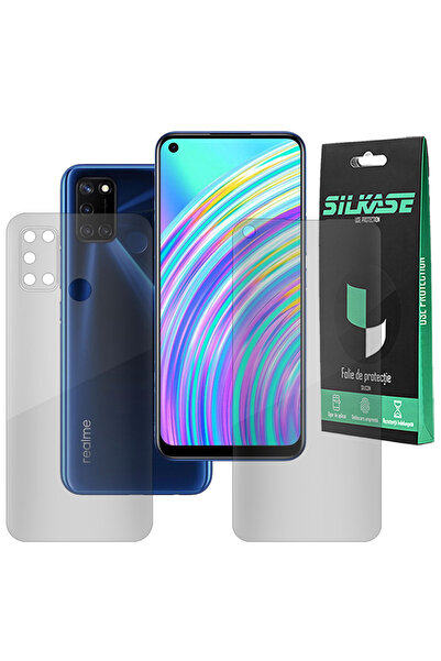 SILKASE Set of 2 foils for Realme C17, phone protection, silicone