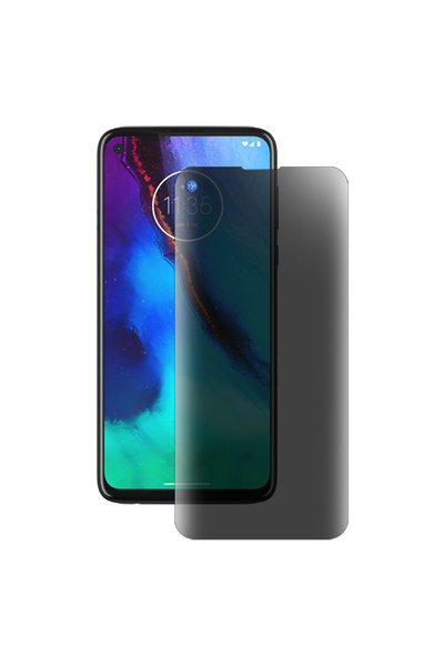 SILKASE Folie privacy mata pentru Motorola G Pro, protectie ecran, silicon