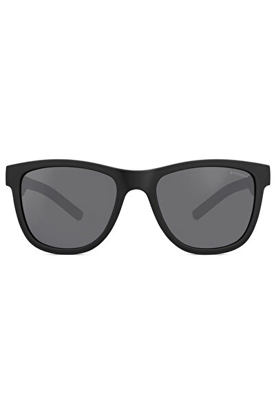 Polaroid Ochelari de soare pătrați pentru copii PLD 8018/S – Ramă neagră mată...