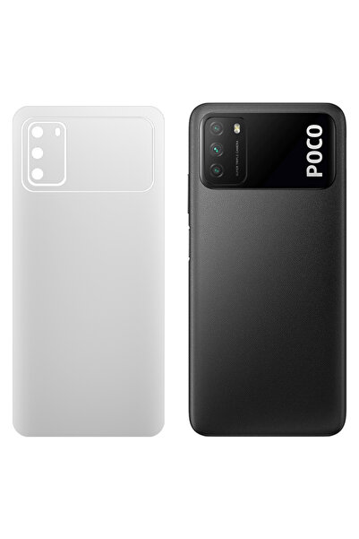 SILKASE Ματ μεμβράνη πλάτης για Xiaomi POCO M3, προστασία πλάτης, σιλικόνη