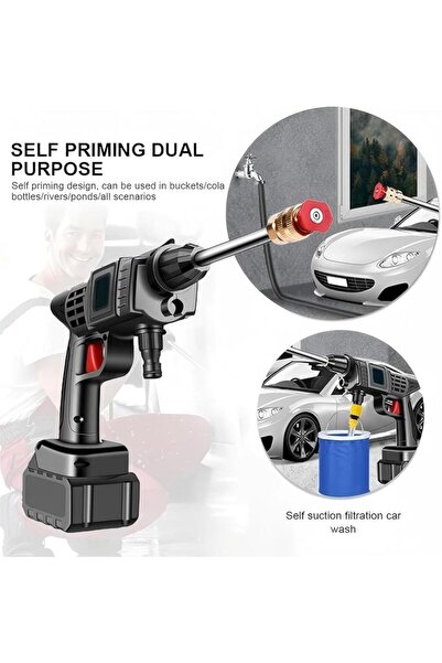 J&Y -جهاز لاسلكي محمول لغسيل السيارات متعدد الأغراض -المنزلية