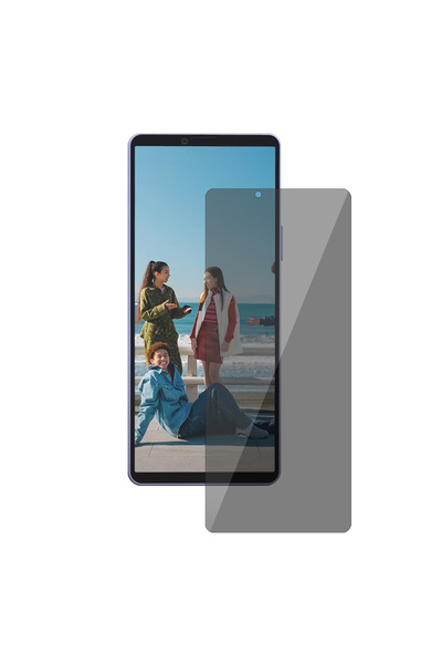 SILKASE Φιλμ ιδιωτικότητας για Sony Xperia 10 V, προστατευτικό οθόνης, σιλικόνης