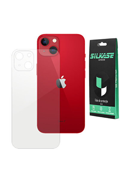 SILKASE Folie spate pentru Apple iPhone 13 Mini, protectie spate, silicon