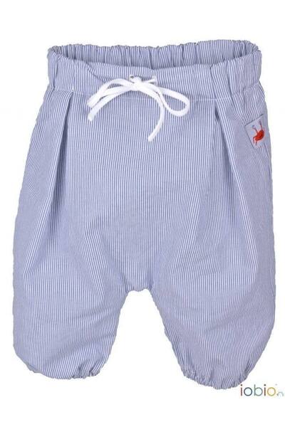 Iobio Popolini Sevilla Fine Stripe Blue 98/104 - Pantaloni Salvari 3/4 din bu...