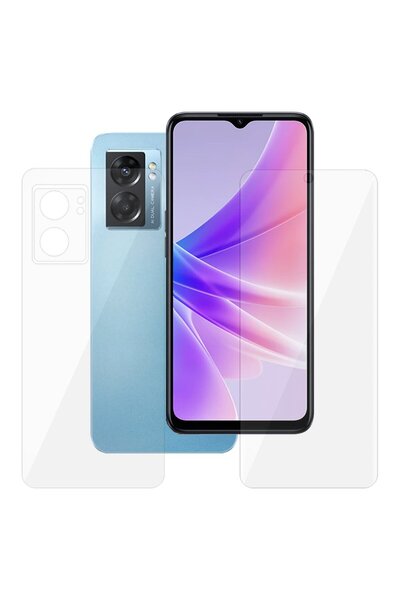 SILKASE Set 2 folii pentru Oppo A77, protectie telefon, silicon