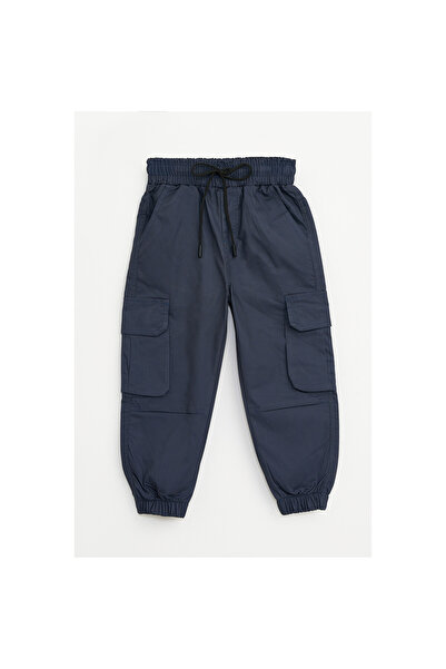 Mod Kids Modkids Cargo Joggers Pants, 122, Dark Blue, Gabardine, School and Play