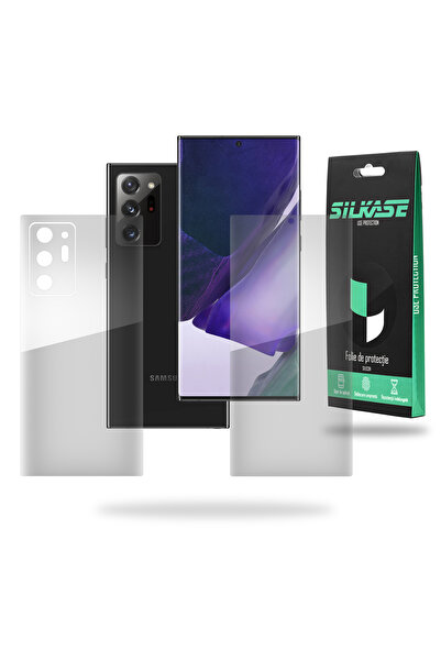 SILKASE Set 2 folii pentru Samsung Note 20 Ultra, protectie telefon, silicon
