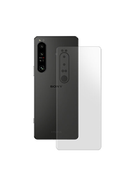 SILKASE Folie spate mata pentru Sony Xperia 1 IV, protectie silicon