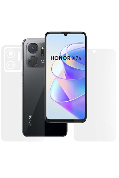 SILKASE Set of 2 matte foils for Honor X7a, phone protection, silicone