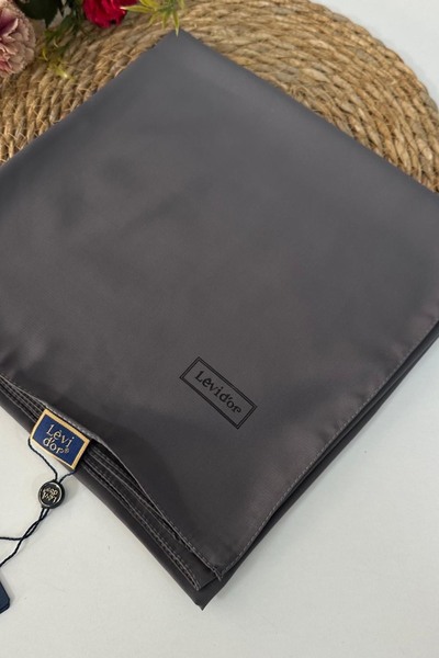 İLKYAZ 110X110 Levidor Medine Silk Scarf Smoked