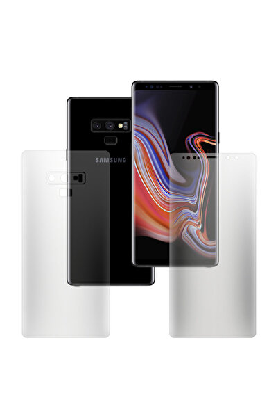 SILKASE Set of 2 matte foils for Samsung Note 9, phone protection, silicone