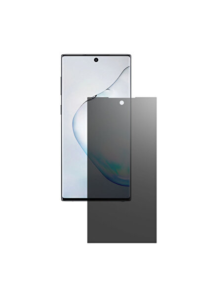 SILKASE Folie privacy mata pentru Samsung Note 10 Plus, protectie ecran, silicon
