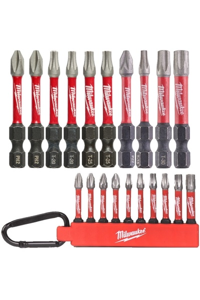 Milwaukee Επαγγελματικό Σετ Μυτών Κρούσης 33mm Τύπου Μπρελόκ για Κρουστικές Ε...