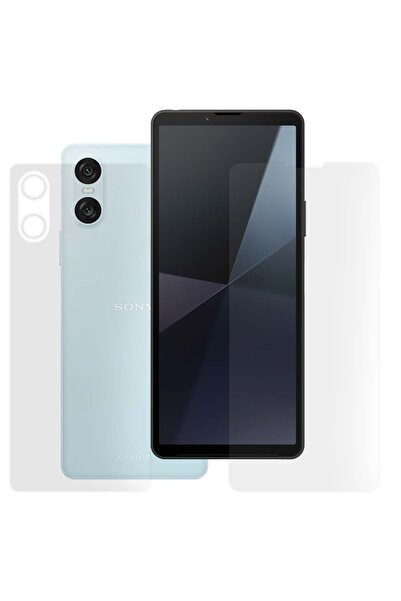SILKASE Set of 2 matte films for Sony Xperia 10 VI, phone protection, silicone