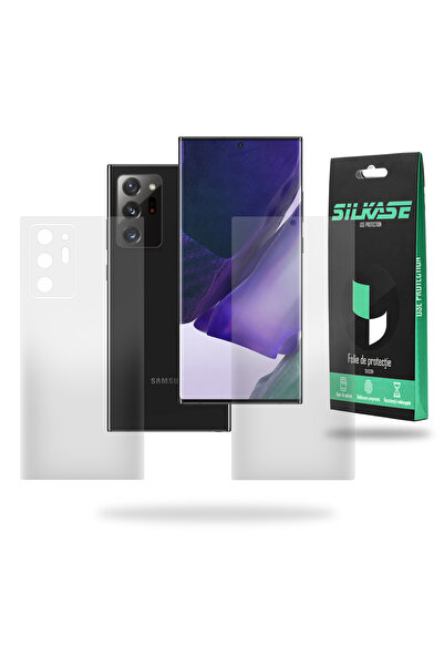 SILKASE Set 2 folii mate pentru Samsung Note 20 Ultra, protectie telefon, sil...