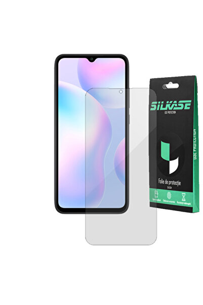 SILKASE Folie pentru Xiaomi Redmi 9C NFC, protectie ecran, silicon