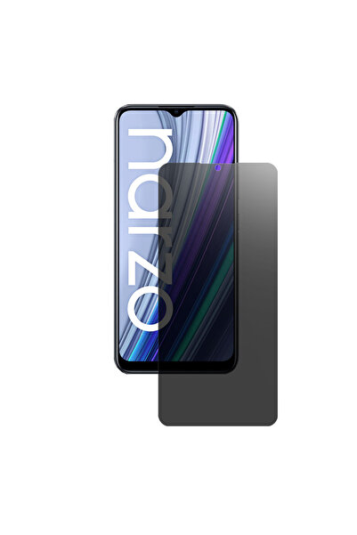 SILKASE Matte privacy film for Realme Narzo 30A, screen protector, silicone