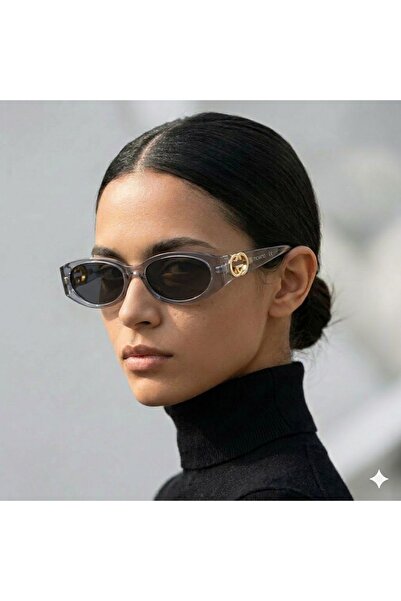 Ticarto Women's Oval Smoked Sunglasses Tctga002303G0301