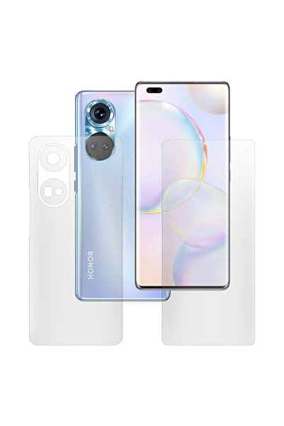 SILKASE Set of 2 matte foils for Honor 50 Pro, phone protection, silicone