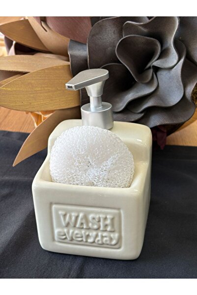 MD MİMOZA DEKOR موزع الصابون السائل مع إسفنجة