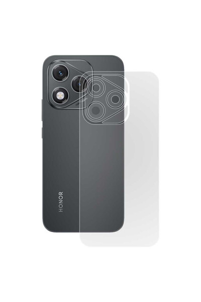 SILKASE Matte back film for Honor 400 Lite, back protection, silicone
