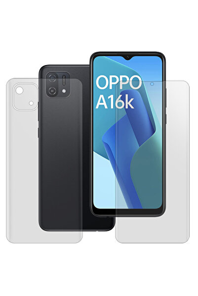 SILKASE Set of 2 matte foils for Oppo A16K, phone protection, silicone