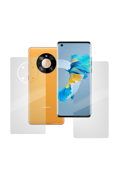 SILKASE Set of 2 foils for Huawei Mate 40, phone protection, silicone